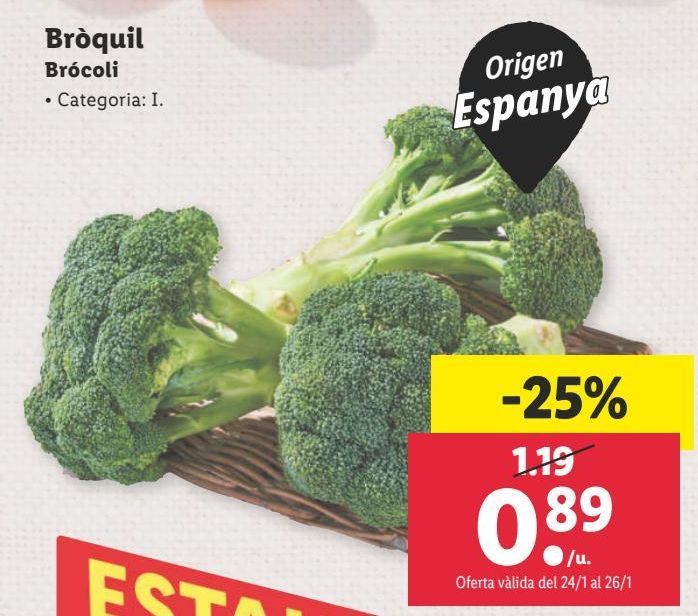 Oferta de Brócoli por 0,89€