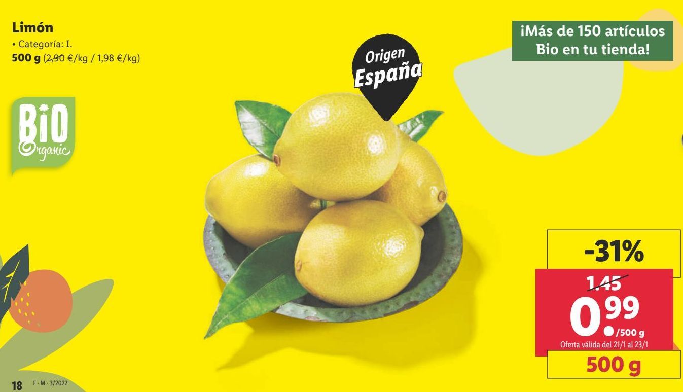 Oferta de Limones por 0,99€