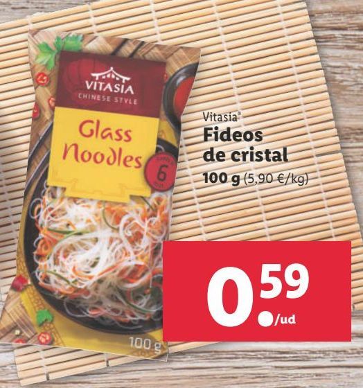 Oferta de Fideos orientales Vitasia por 0,59€