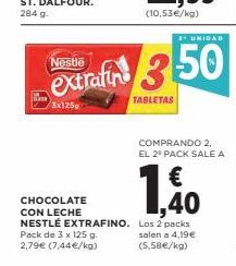 Oferta de Chocolate con leche Nestlé por 