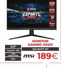Oferta de Monitor  por 189€