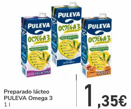 Oferta de Preparado lácteo PULEVA Omega 3  por 1,35€