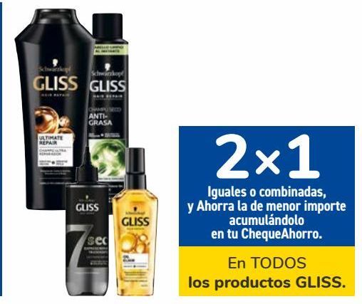 Oferta de En TODOS los productos GLISS por 