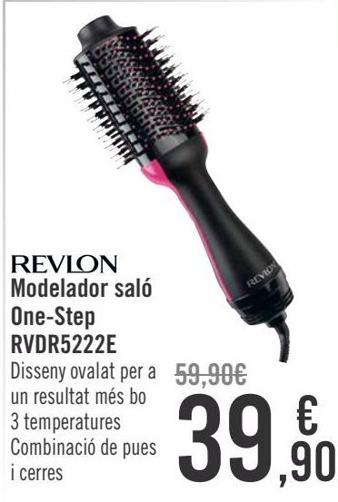Oferta de REVLON Moldeador Salon One-Step RVDR5222E  por 39,9€