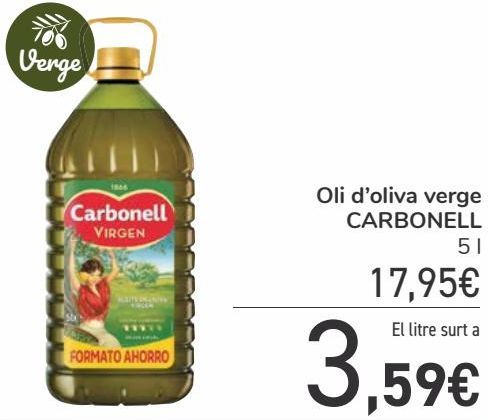 Oferta de Aceite de oliva Virgen CARBONELL  por 17,95€