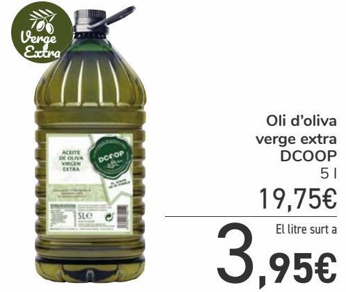 Oferta de Aceite de oliva Virgen Extra DCOOP  por 19,75€