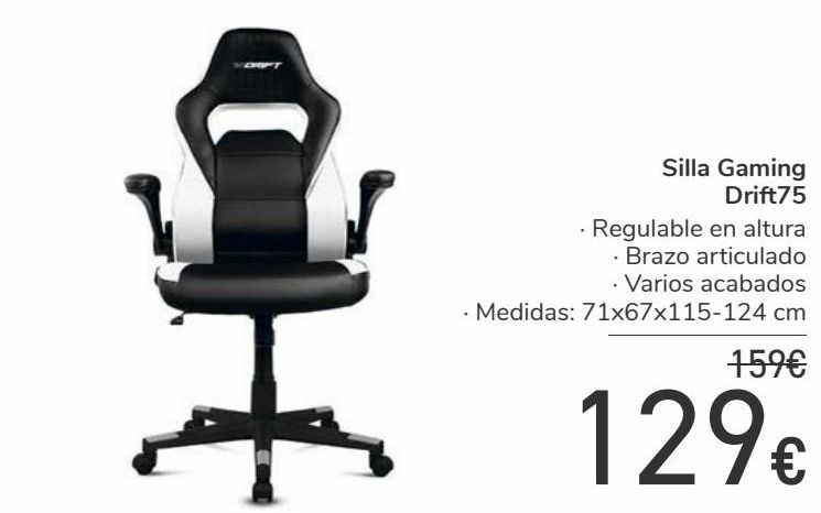 Oferta de Silla Gaming Drift75 por 129€