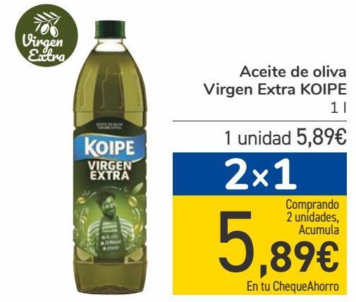 Oferta de Aceite de oliva Virgen Extra KOIPE  por 5,89€
