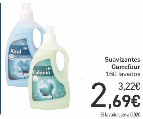 Oferta de Suavizantes Carrefour  por 2,69€