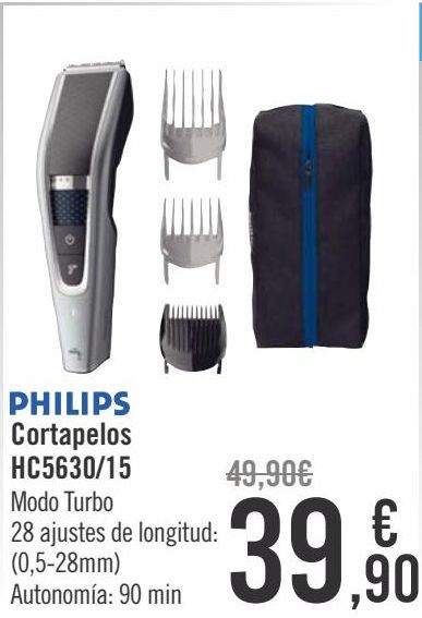Oferta de PHILIPS Cortapelos HC5630/15  por 39,9€