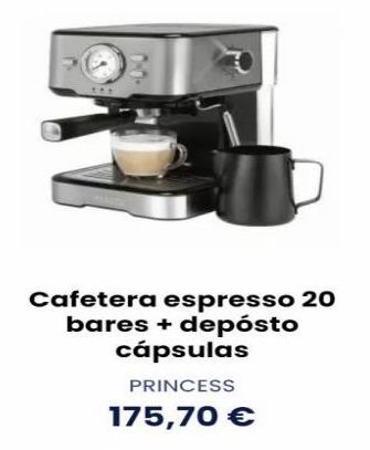 Oferta de Cafetera espresso  por 175,7€