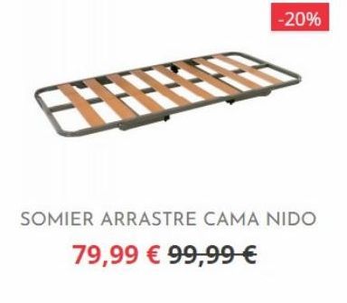 Oferta de Cama nido Nido por 79,99€