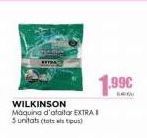 Oferta de 1.99€  WILKINSON Máquina d'otaito EXTRA 1 Sunitats (tatt at pus  por 