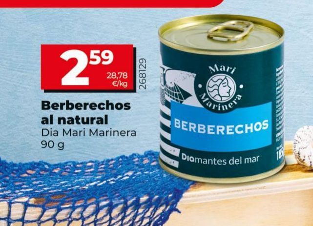 Oferta de Berberechos Dia por 2,59€
