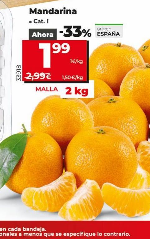 Oferta de Mandarinas por 1,99€