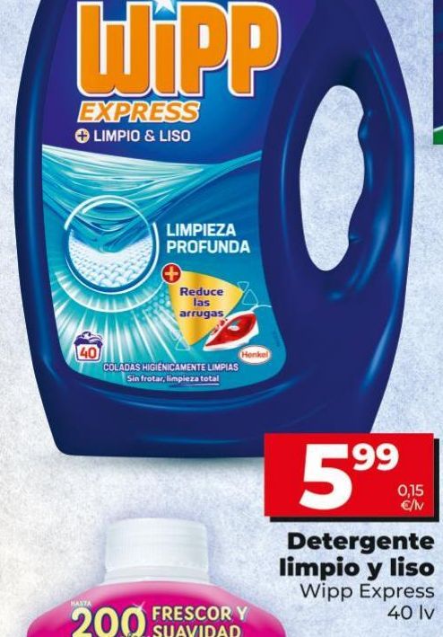 Oferta de Detergente WiPP Express por 5,99€
