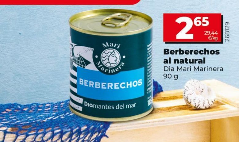 Oferta de Berberechos Dia por 2,65€