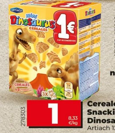 Oferta de Cereales infantiles Artiach por 1€