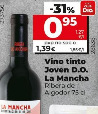 Oferta de Vino tinto por 0,95€