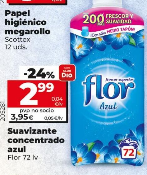 Oferta de Suavizante Flor por 3,95€