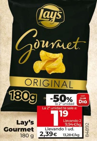 Oferta de Patatas chips Lay's por 2,39€