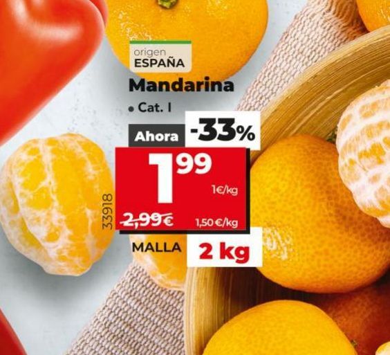 Oferta de  Mandarina por 1,99€