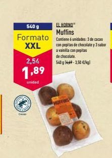 Oferta de Muffins Horno de Leña por 