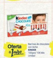Oferta de Chocolate Kinder por 
