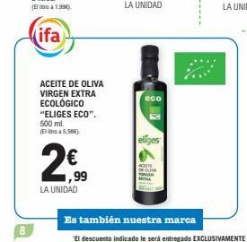 Oferta de Aceite de oliva virgen  por 