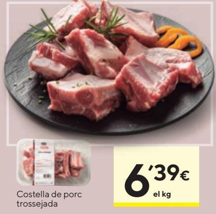 Oferta de Costillas de cerdo por 6,39€