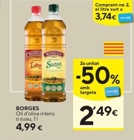 Oferta de Aceite de oliva Borges por 4,99€