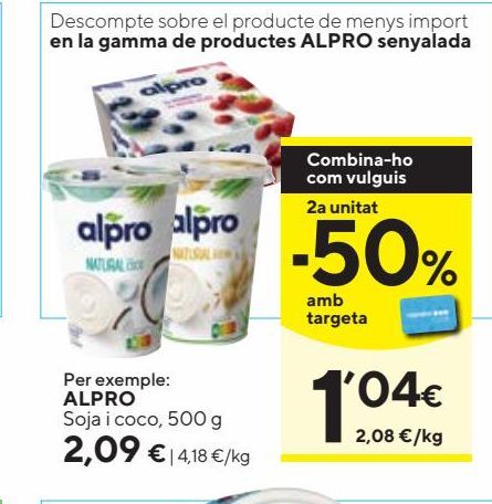 Oferta de Soja Alpro por 2,09€