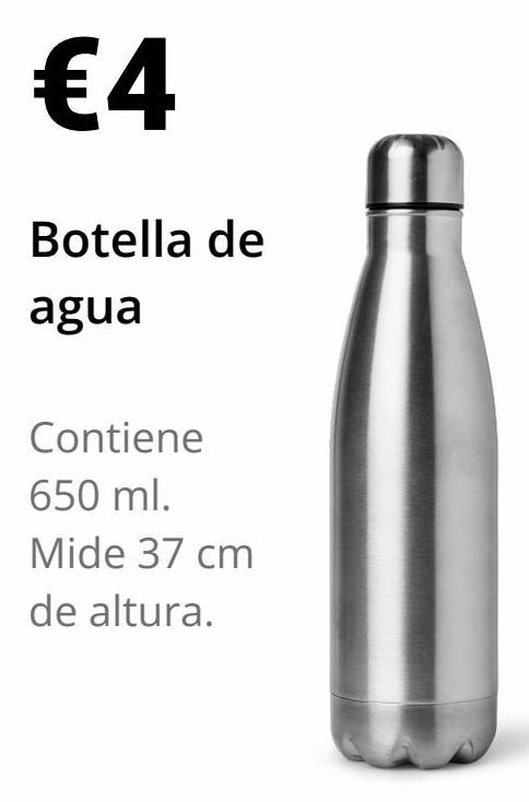 Oferta de Botella de agua  por 4€