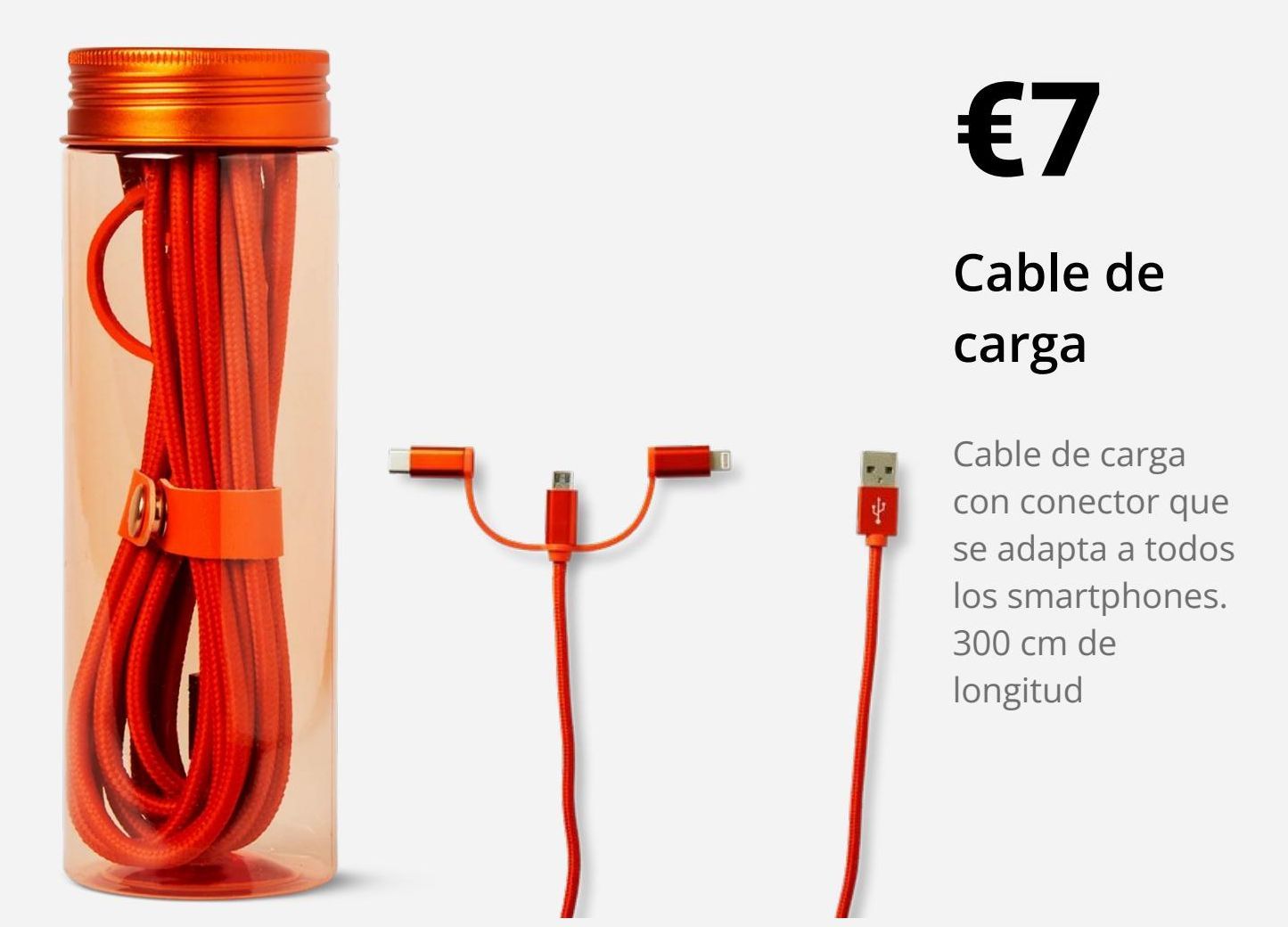 Oferta de Cable de carga  por 7€