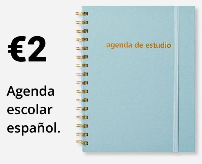 Oferta de Agenda escolar español  por 2€