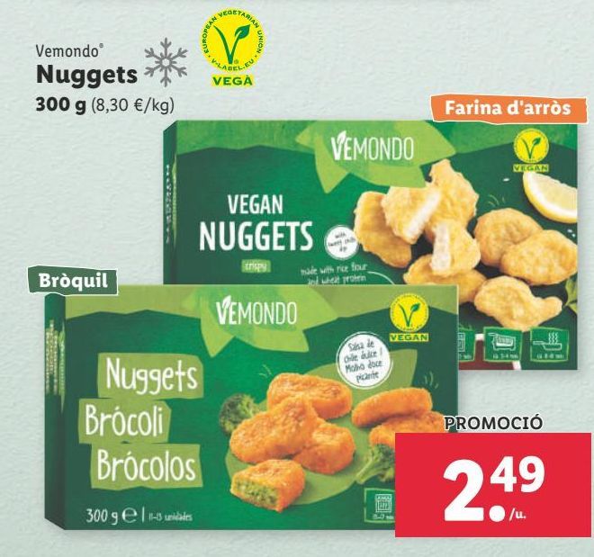 Oferta de Nuggets por 2,49€