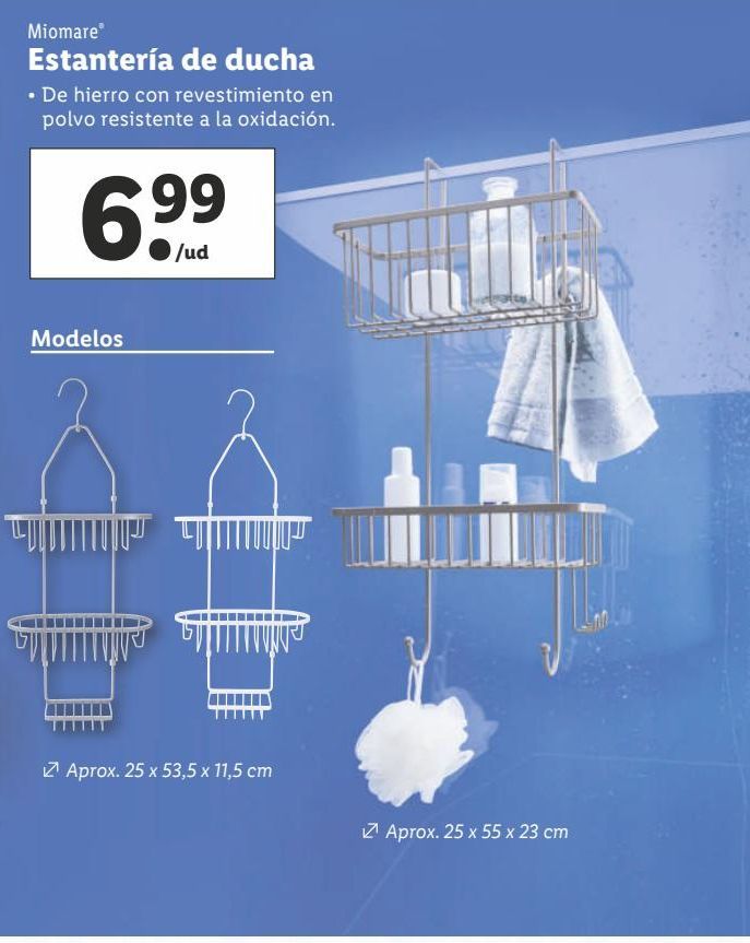 Oferta de Estantería de ducha miomare por 6,99€