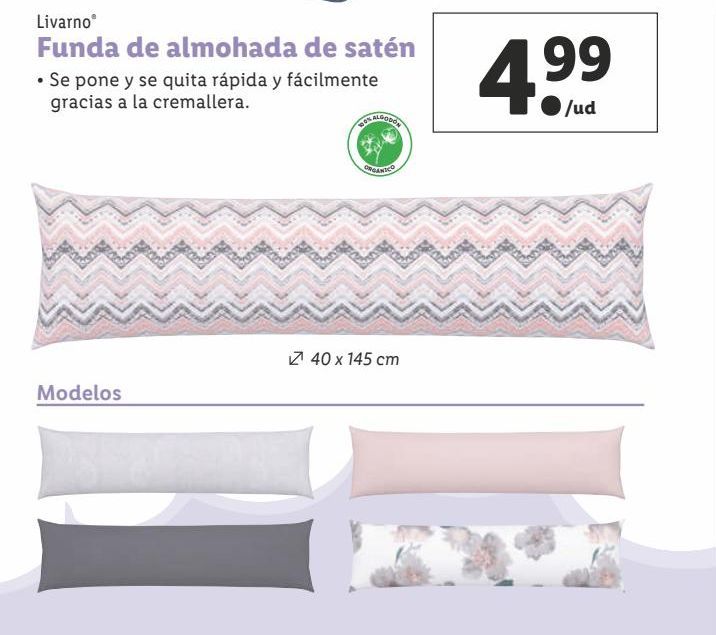Oferta de Funda de almohada Livarno por 4,99€