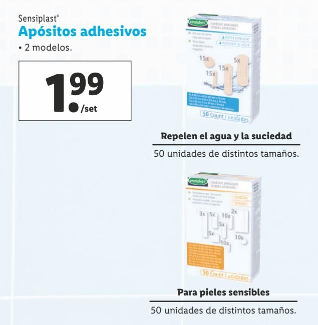 Oferta de Apósitos para ampollas sensiplast por 1,99€