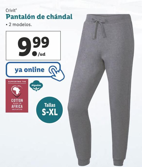 Oferta de Pantalones Crivit por 9,99€