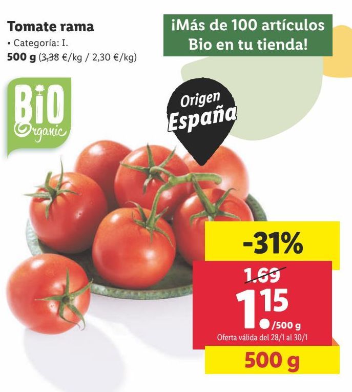 Oferta de Tomate de rama por 1,15€