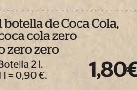 Oferta de Refresco de cola Coca-Cola por 
