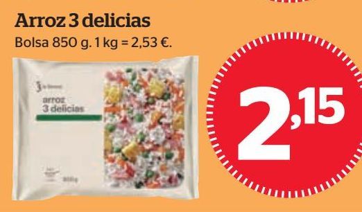 Oferta de Arroz tres delicias por 2,15€