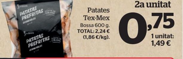Oferta de Patatas fritas por 0,75€