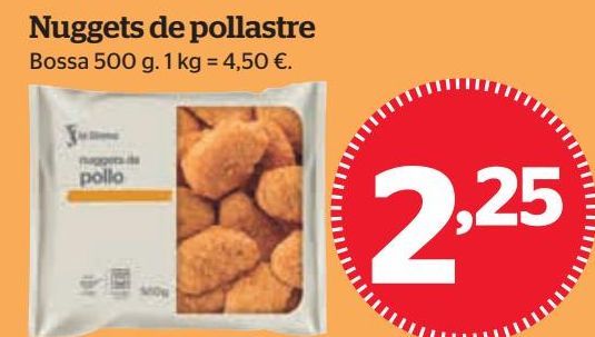 Oferta de Nuggets por 2,25€