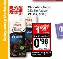 Oferta de Chocolate negro Valor por 