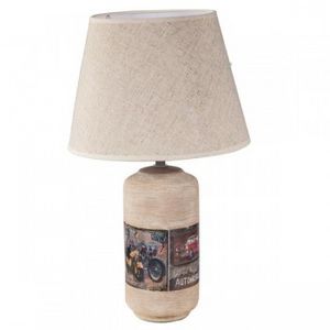 Oferta de LAMPARA DE MESA CERAMICA Y... por 39,99€ en Iglú Hogar
