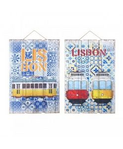 Oferta de ADORNO PARED LISBON 2 MODELOS por 5,99€ en Iglú Hogar