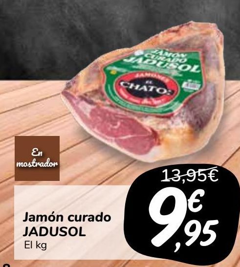 Oferta de Jamón curado JADUSOL por 9,95€