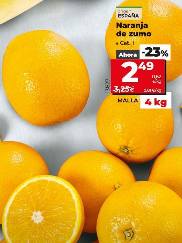 Oferta de Zumo de naranja por 2,49€